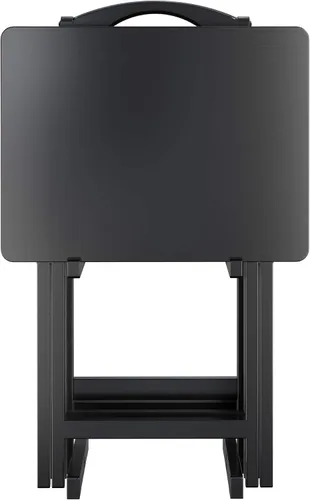 Vista 8 de Juego de mesa de 5 piezas para televisor de la marca Winsome Wood , Madera, Negro