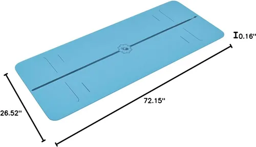 Vista 10 de Liforme Evolve Yoga Mat – Bolsa de yoga gratuita incluida – Sistema de alineación patentado, agarre guerrero, antideslizante, ecológico, resistente