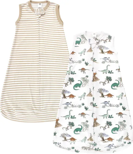 Vista 64 de Hudson Baby Saco de dormir unisex de algodón con manga larga para bebé, saco, manta
