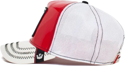 Vista 3 de Goorin Bros. The Farm Unisex High Shine Faux Leather Adjustable Snapback Trucker Hat