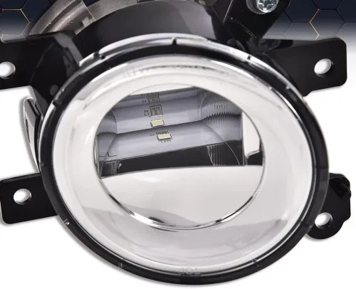Vista 5 de PIT66 Luz antiniebla compatible con Nissan Murano 2019-2021, niebla LED Claro