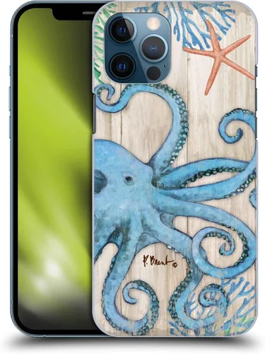 Vista 9 de Head Case Designs Officially Licensed Paul Brent Agate Mermaid Coastal Hard Back Case Compatible with Apple iPhone 12 Pro Max