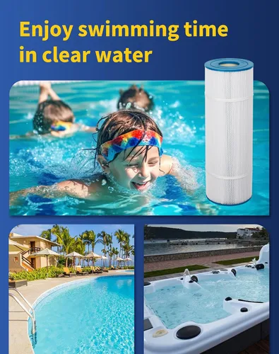 Vista 6 de ZOTEE PCC80-PAK4 Cartucho de filtro de repuesto para piscina PCC80, C-7470, PLFPCC80, Darlly 70804, Clean and Clear Plus 320, Filbur FC-1976, filtro