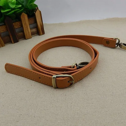 Vista 7 de EXCEART Correa de hombro acolchada ajustable de cuero de vaca con ganchos giratorios de metal para mensajero, portátil, cámara, bolsas de lona 47.2