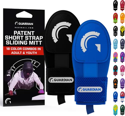 Vista 16 de Guardian Baseball Guantes deslizantes – Tallas para jóvenes y adultos – Guante deslizante para béisbol – Correa de compresión elástica, paquete de 2
