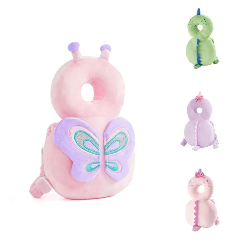 Vista 15 de Almohadilla de protección para la espalda del bebé, protector de seguridad para niños pequeños, mochila para caminar y gatear, almohadilla