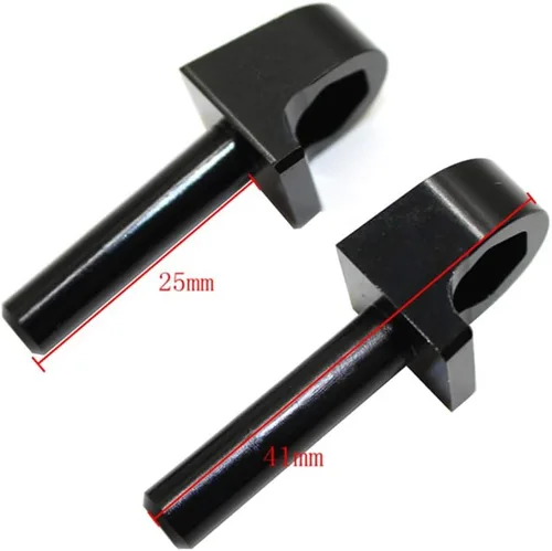 Vista 6 de Easygo Par de tornillos fijos para parabrisas de motocicleta BMW R1200GS ADV 2004-2012 (negro)