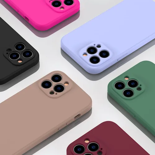 Vista 8 de Goodon Funda para iPhone 14 Pro Max con protector de pantalla y protección de lente de cámara, goma de gel de silicona suave a prueba de golpes