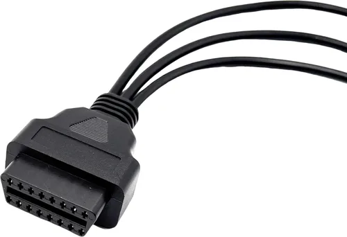 Vista 5 de 1 unids 3 en 1 OBD2 Cable de diagnóstico de 16 pines OBD2 adaptador a 3/4/6 pin herramienta de escáner de cable compatible con Yamaha Moto Guzzi
