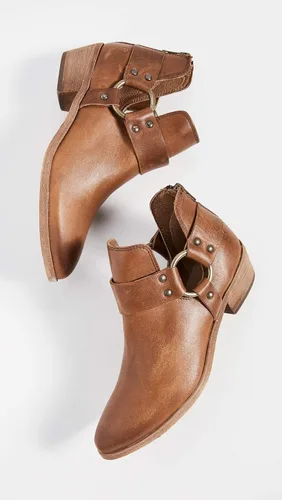 Vista 5 de Frye Ray Harness - Botines con cremallera trasera para mujer, Marrón, AD TEMPLATE