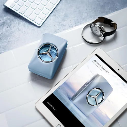 Vista 4 de Mercedes-Benz Man Fresh - Eau de Toilette para hombre - Colonia de larga duración para hombre - Bergamota, colonia de cedro para hombres - Espray