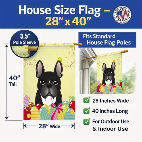 Vista 28 de Caroline's Treasures BB1923GF Bandera decorativa para jardín con diseño de Border Collie, para caza de huevos de Pascua, para jardín, jardín, patio