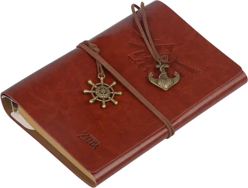 Vista 4 de ONE250 Legend of Zelda Journal, Writing Journal, Travel Diary, 7.2x5.1 Notebook, Writers Notebook, Refillable Diary Sketchbook, Fountain Pen Safe