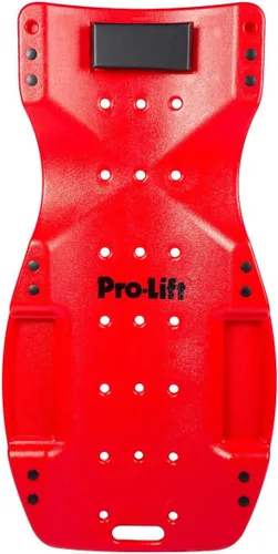 Vista 2 de Pro-Lift Mechanic - Camilla mecánica de plástico de 48 pulgadas, cuerpo ergonómico de polietileno de alta densidad moldeado por soplado
