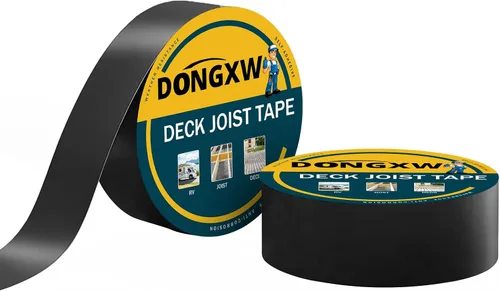 Vista 15 de Dongxw Cinta de Vigueta para Terraza 2''×50', Cintas Impermeables de Butilo para Vigas de Terraza, Cinta de Sellado Resistente a la Intemperie