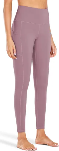 Vista 2 de Fengbay Pantalones de yoga de cintura alta, pantalones de yoga con bolsillo, control de abdomen, entrenamiento, correr, leggings de yoga elásticos