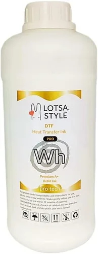 Vista 11 de LOTSA. STYLE Premium PRO DTF - Recambio de tinta para impresoras de inyección de tinta, impresión de película de transferencia de calor, edición