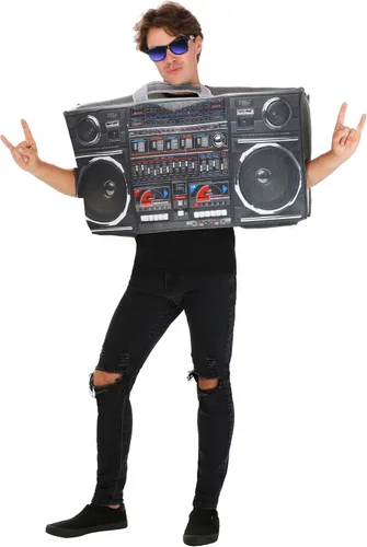 Vista 2 de Disfraz de Boombox para adultos Disfraces de la década