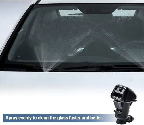 Vista 5 de Boquilla de lavadora delantera Windshielf compatible con kits de manguera para 2008-2012 Liberty 2006-2010 Commander 2007-2011 Dodge Nitro Spray
