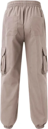Vista 2 de Vickyleb Pantalones deportivos de forro polar para hombre, pantalones deportivos de entrenamiento para hombre, para gimnasio, con bolsillos