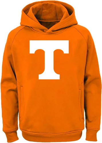 Vista 6 de NCAA Youth 8-20 Team Color Performance Primary Logo Sudadera con capucha Aburn Tigers Armada