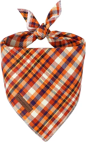 Vista 25 de Unique Style Paws Bandanas para perros, 1 unidad, lavables, de algodón, triangular, para otoño, con margaritas de abeja, para perros y gatos