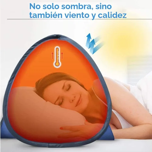 Vista 5 de Refugios para el sol de la playa, toldo emergente instantáneo, toldo automático para acampar, pesca, senderismo, picnic, refugio portátil