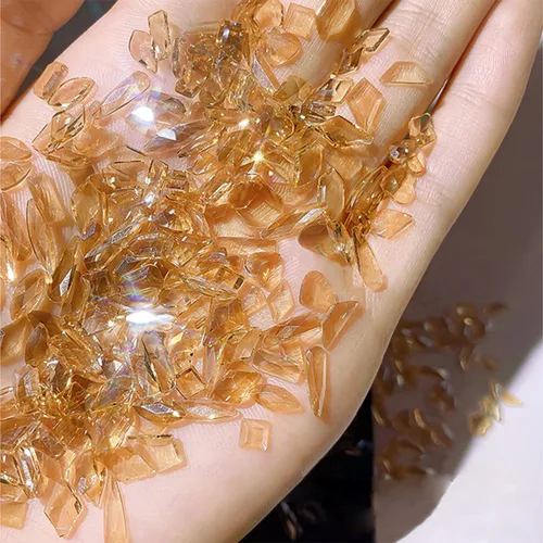 Vista 11 de Diamantes de imitación para uñas, 300 piezas de cristales AB, gemas de múltiples formas, diamantes de imitación de parte trasera plana, para arte