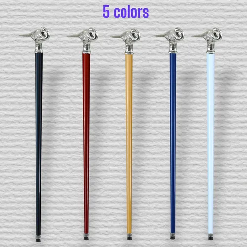 Vista 2 de Bastón personalizado hecho a mano en Italia, madera de haya, mango plateado brillante, regalo elegante para hombres, mujeres, personas mayores