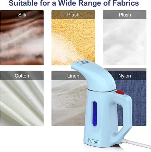 Vista 4 de Vaporizador para Ropa Vaporizador, Vaporizador de Camiseta de Mano, Vaporizador de Sombrero para el Hogar y Viajes con Protección de Seguridad