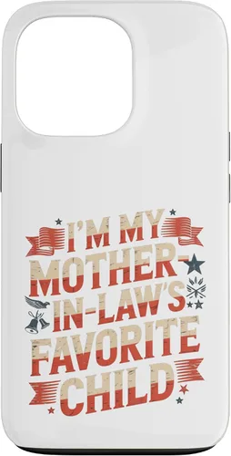 Vista 10 de Im My Mother n Law Favorite Child American Flag Funny Parent Case for iPhone 17