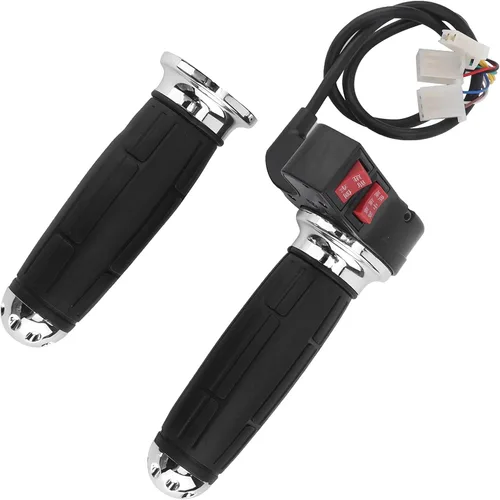 Vista 5 de Empuñadura del acelerador, 1 par de 3 controles de velocidad de 0.866 in para scooter eléctrico de alambre de acelerador para motocicleta