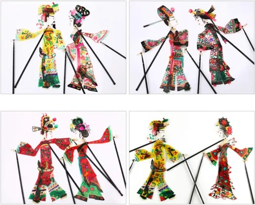 Vista 5 de LimiFas - Marionetas de mano con sombra, 15.0 x 9.6 in, diseño de sombras chinas, Plástico, Diaochan