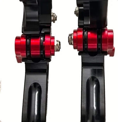 Vista 2 de Compatible con GSX250R 2017-2020, GSR750/GSX-S750 2011-2021, TL1000S 1997-2001, par de palancas de embrague de freno corto, color negro