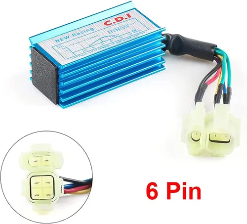 Vista 6 de Racing CDI Box para GY6 50cc-150cc 139QMB 152QMI 157QMJ 4-Stroke Motor Scooters