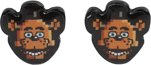 Vista 2 de Five Nights at Freddy's Pixelated - Juego de 6 pendientes, Zinc, No es una piedra preciosa