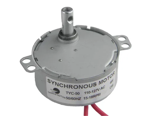 Vista 6 de CHANCS TYC-50 Motor Eléctrico Síncrono AC 110V 0.083-0.1RPM CCW para Ventilador, Microondas, Horno, Chimenea Eléctrica
