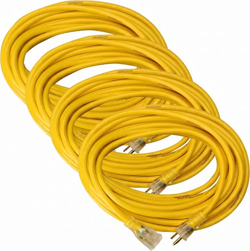 Vista 11 de Southwire Yellow Jacket Cable de Extensión para Trabajo Pesado - Alimentación Confiable para Exteriores para Herramientas y Equipos - Extremo