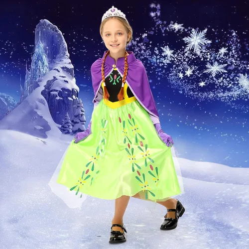 Vista 7 de Twister.CK Disfraz de princesa de Halloween para niñas, Halloween, Navidad, cumpleaños, juego de rol, disfraz de cosplay