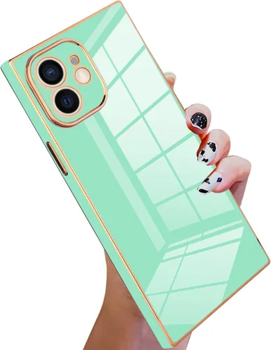 Vista 95 de KANGHAR Funda compatible con iPhone 12 de lujo con bonito diseño galvanizado, carcasa de cuerpo completo, antiarañazos, a prueba de golpes, funda