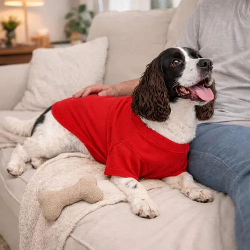 Vista 119 de Lovelonglong 2019 - Ropa para mascotas, Disfraces para Perro, Ropa Camisetas en blanco para Perros Grande Medianos Pequeños 100% Algodón 18