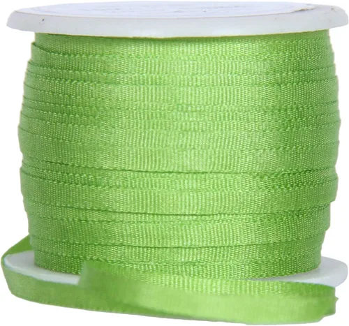 Vista 27 de Threadart Cinta de seda 100% pura - 3 tamaños - Docenas de colores - Castaño - 2 mm No. 524 Soft 100% pure silk ribbon on a single spool - perfect