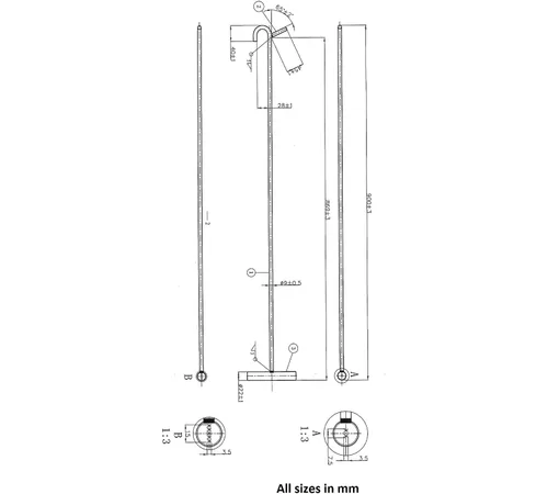 Vista 9 de Mytee Products Extractor de pasador de quinta rueda cromado resistente con gancho de 34 pulgadas