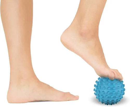 Vista 2 de Bola de masaje con pinchos, bola de masaje de pies, bola de punto de gatillo, masajeador de bola de fascitis plantar, terapia física, herramientas