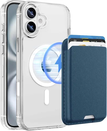 Vista 75 de Funda magnética para iPhone 12 Pro Max, cartera magnética desmontable con soporte para tarjetas, [compatible con MagSafe] grado militar, a prueba