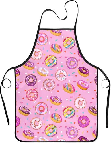 Vista 10 de Cute Kids Aprons for Cooking Painting Baking, Waterproof Toddler Aprons with Pockets, Art Smock for Boys Girls
