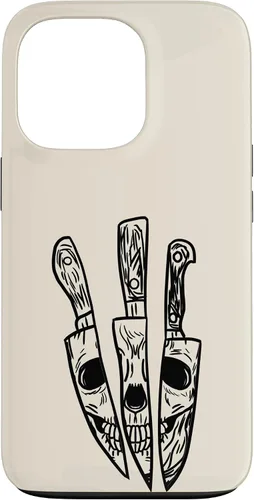 Vista 10 de Skull Reflected on Kitchen Knives Retro Chefs Cooks Gift Case for iPhone 17