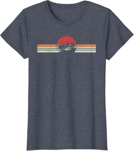 Vista 50 de Camiseta retro vintage Off Road 4X4 Negro