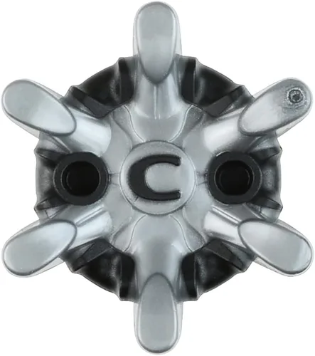 Vista 2 de ChampStinger Golf Cleats Negro/Plateado