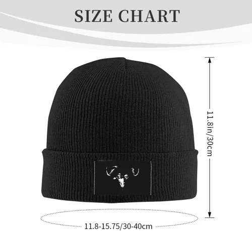 Vista 4 de Gorro de punto Satanic Goat Baphomet Gorro de punto para hombres y mujeres